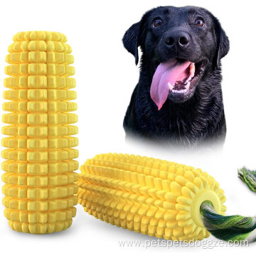 Corn Shape Design Dog Teeth Cleaning Squeaky Toys